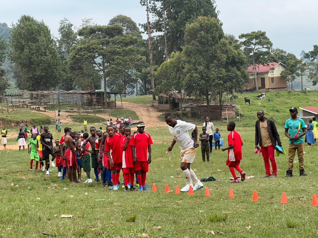 Trainingseinheit der Fußballmannschaft